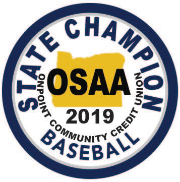 OSAA 2019 State Baseball Letterman Jacket Patch
