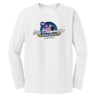 OSAA 2022 State Cheer Long Sleeve T-Shirt White