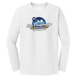 OSAA 2022 State Swimming Long Sleeve T-Shirt White