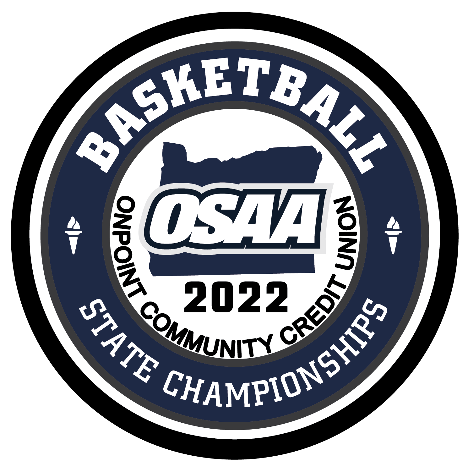 OSAA 2022 State Basketball Championship Blue Patch