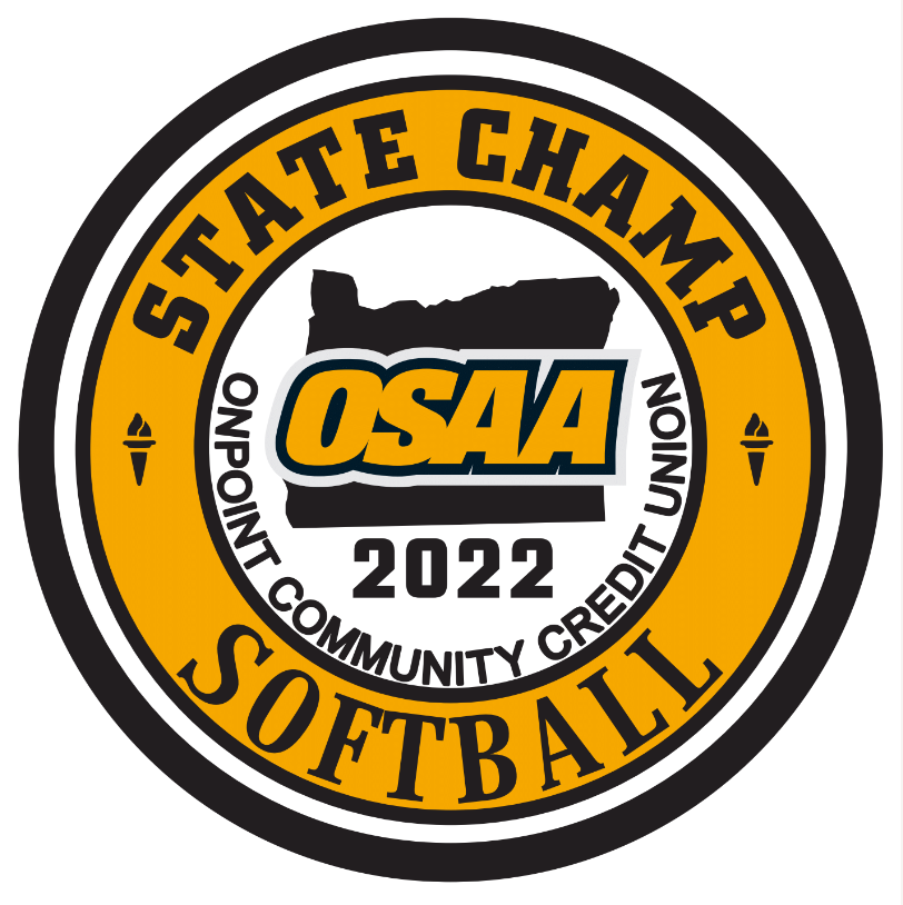 OSAA 2022 Softball State Champ Patch