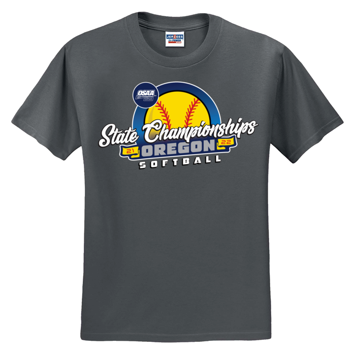OSAA State Softball Championships Short Sleeve Tee - Charcoal