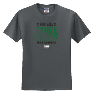 Summit 2022 OSAA Football Champions T-Shirt - Charcoal