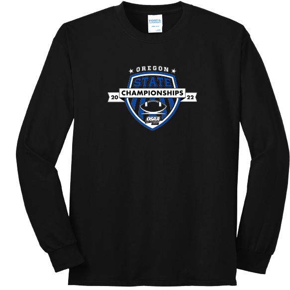 2022 OSAA State Football Championships Long Sleeve T-shirt - Black