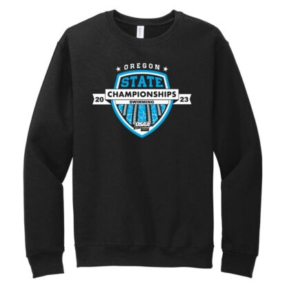 OSAA 2023 State Swimming Championship Crewneck Sweatshirt - Black