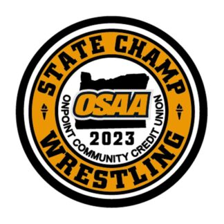 OSAA 2023 Wrestling Champions Patch