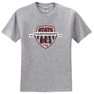 OSAA 2023 Wrestling Championship Short Sleeve T-Shirt - Light-Grey