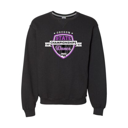 2023 OSAA Dance and Drill championship crewneck - Black