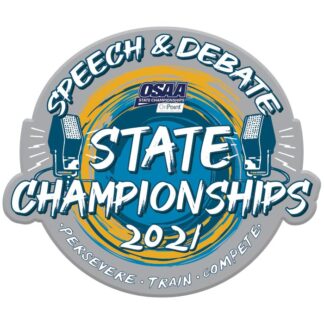 2021 OSAA Speech and Debate State Championships Pin
