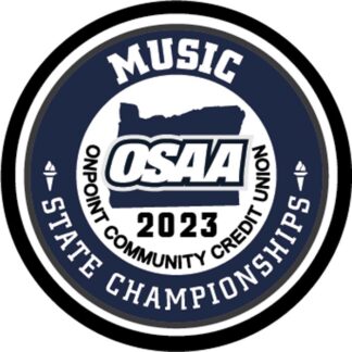 2023 OSAA Music Championships Competitors Lettermans Jacket Patch