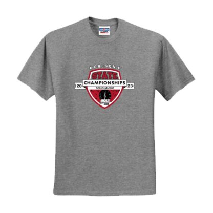 2023 OSAA Solo Music Championships Short Sleeve T-Shirt - Light Grey