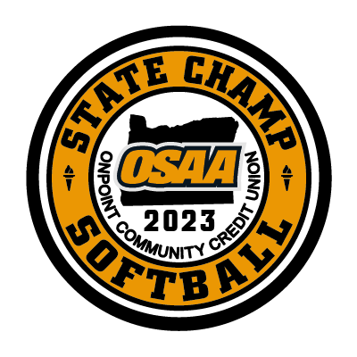 OSAA 2023 State Basketball CHAMPIONS Gold Patch | OSAA Apparel