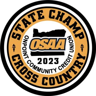 2023 OSAA Cross Country Champions Letterman Patch