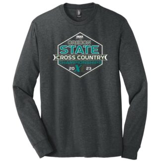 2023 OSAA Cross Country Long Sleeve T Shirt Dark Grey