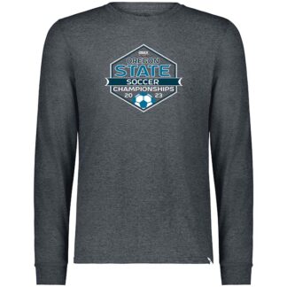 2023 OSAA Soccer Championships Long Sleeve T Shirt - Black-Heather