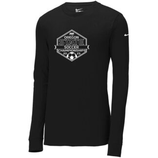 2023 OSAA Soccer Championships Nike Long Sleeve T Shirt - Black