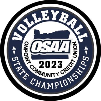 2023 OSAA Volleyball Blue Competitors Letterman Patch