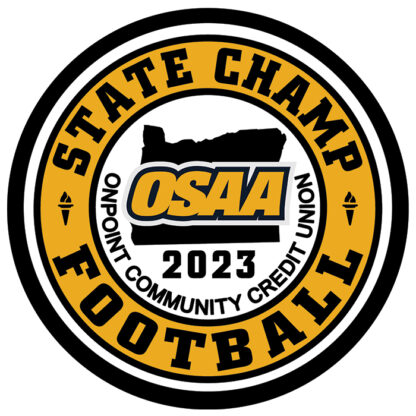 2023 OSAA State Football Champions Letterman Patch