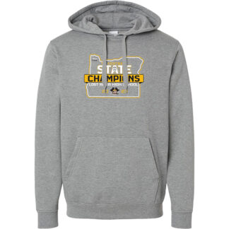 2023 OSAA 1A Football State Champions Lost River High School Hoodie Charcoal Heather