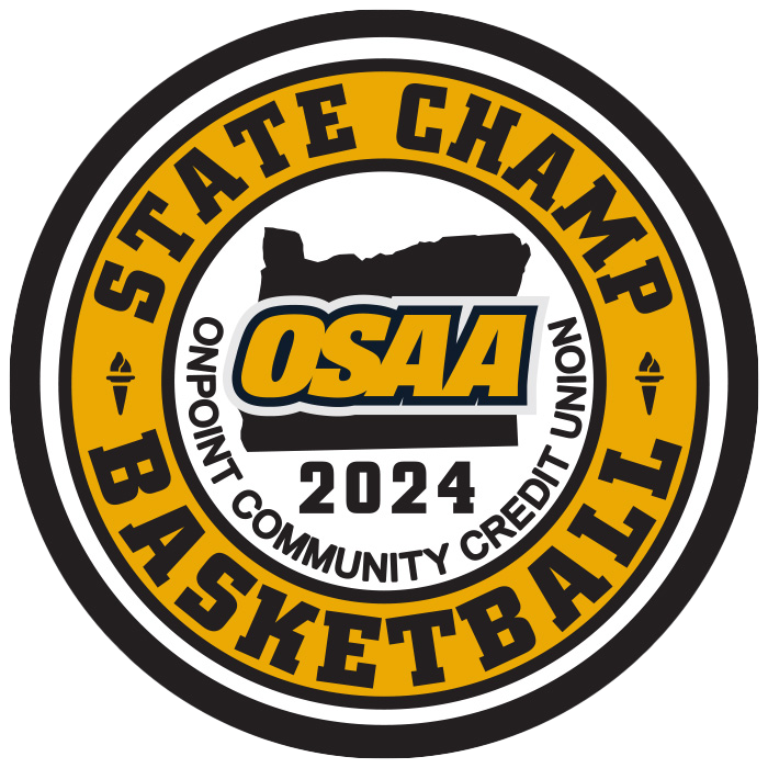 2024 OSAA State Cheerleader Champions Gold Letterman Patch