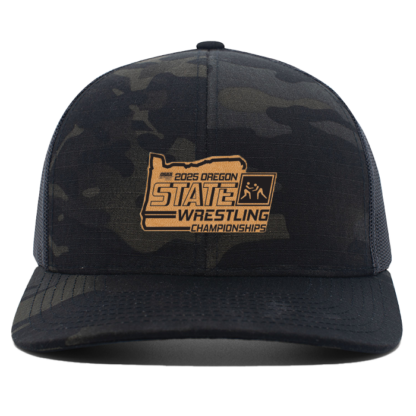 OSAA 2025 State Wrestling Trucker Hat - MuliCamo