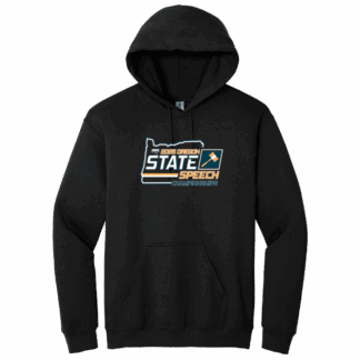 OSAA 2025 State Speech Hoodie - Black
