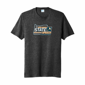 OSAA 2025 State Speech Short Sleeve - Black Heather