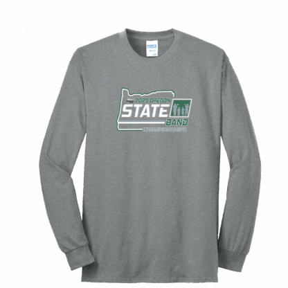 OSAA 2025 State Band Long Sleeve - Light Grey
