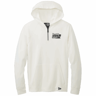 OSAA 2025 State Band New Era Hooded 1/4 zip - White