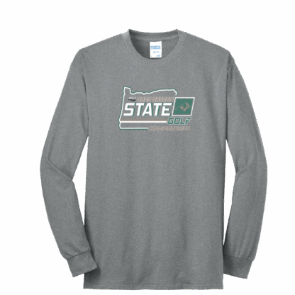 OSAA 2025 State Golf Long Sleeve - Light Grey