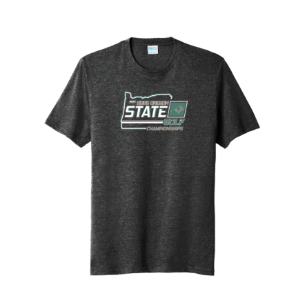 OSAA 2025 State Golf Short Sleeve - Black Heather