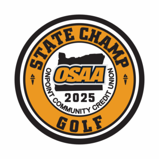 OSAA 2025 Golf State Champs Patch