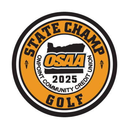 OSAA 2025 Golf State Champs Patch