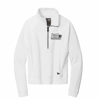 OSAA 2025 State Golf New Era Ladies 1/4 Zip - White