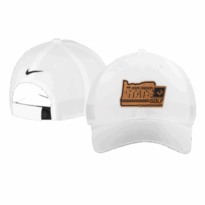 OSAA 2025 State Golf Nike Hat - White