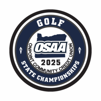 OSAA 2025 Golf State Championships Patch