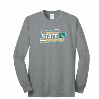 OSAA 2025 State Orchestra Long Sleeve - Light Grey