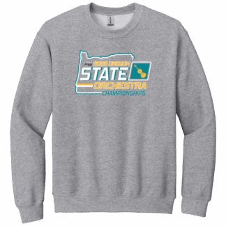 OSAA 2025 State Orchestra Crewneck - Light Grey