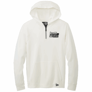 OSAA 2025 State Orchestra New Era Hooded 1/4 zip - White