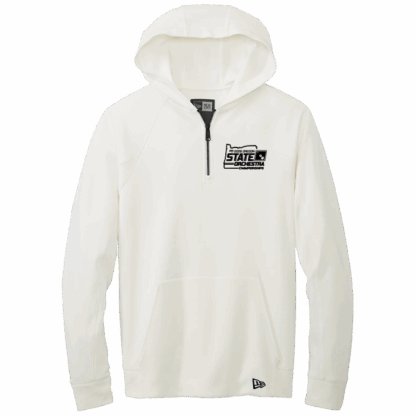 OSAA 2025 State Orchestra New Era Hooded 1/4 zip - White