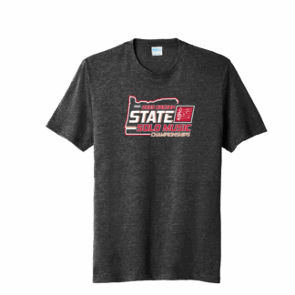 OSAA 2025 State Solo Music Short Sleeve - Black Heather