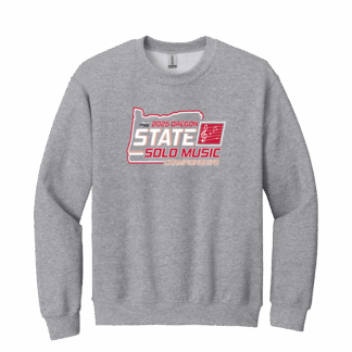 OSAA 2025 State Solo Music Crewneck - Light Grey
