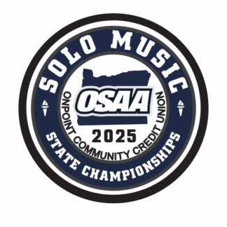 OSAA 2025 State Solo Music State Championships Patch