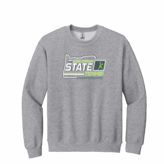 OSAA 2025 State Tennis Crewneck - Light Grey