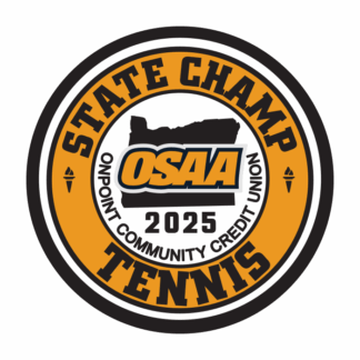 OSAA 2025 Tennis State Champs Patch