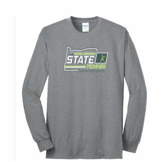 OSAA 2025 State Tennis Long Sleeve - Light Grey