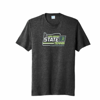 OSAA 2025 State Tennis Short Sleeve - Black Heather
