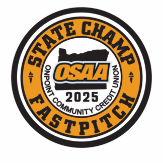 OSAA 2025 Softball State Champs Patch