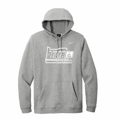 OSAA 2025 State Baseball Nike Hoodie - Light Grey