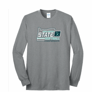 OSAA 2025 State Softball Long Sleeve - Light Grey